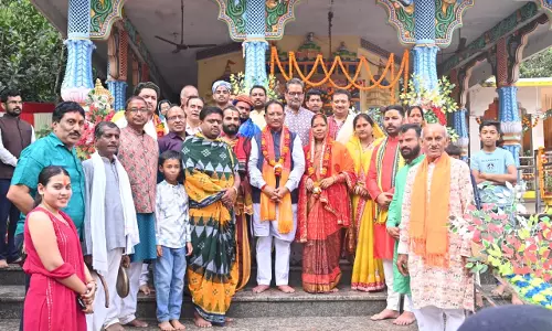 CM साय ने सपरिवार कुनकुरी श्री जगन्नाथ मंदिर में पूजा-अर्चना किए