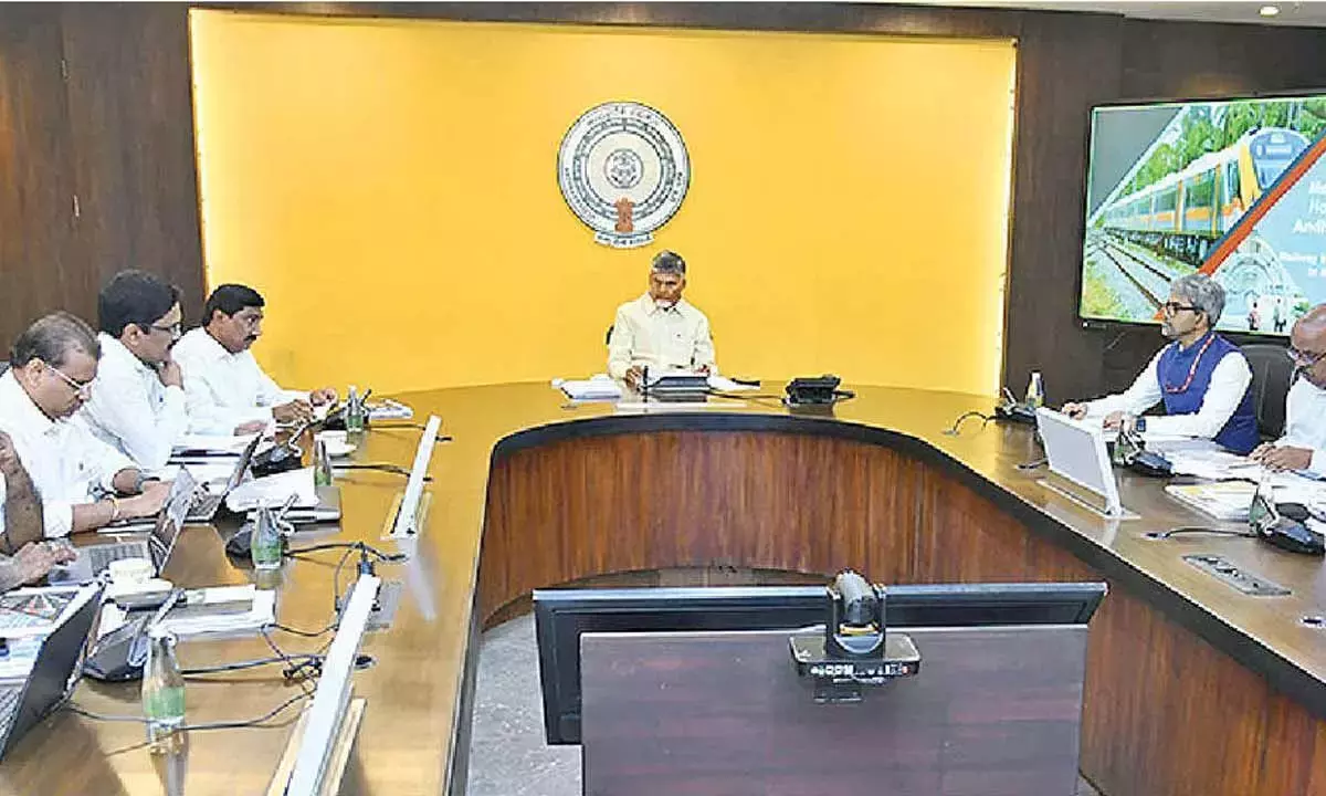 मुख्यमंत्री ने बंदरगाहों को बिजली देने और रसद विकास के लिए 33 हजार करोड़ रुपये की रेल परियोजना को आगे बढ़ाया