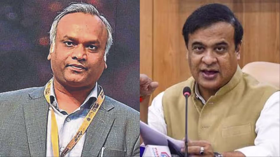 Assam : प्रियांक खड़गे ने हिमंत पर राजनीतिक स्पिन के लिए Assam : प्रियांक खड़गे ने हिमंत पर राजनीतिक स्पिन के लिए