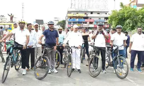 Mancherial: पुलिस स्मृति दिवस के अवसर पर साइकिल रैली निकाली गई