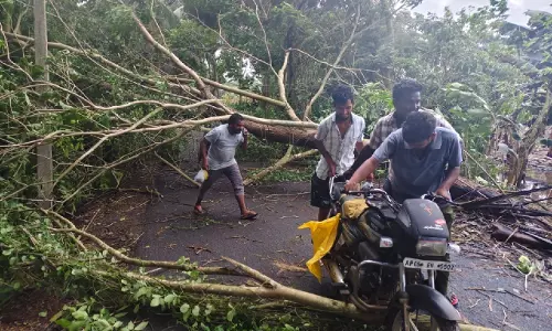 Cyclone Montha: आंध्र में शाम 7 बजे से राष्ट्रीय राजमार्गों पर भारी वाहनों पर रोक