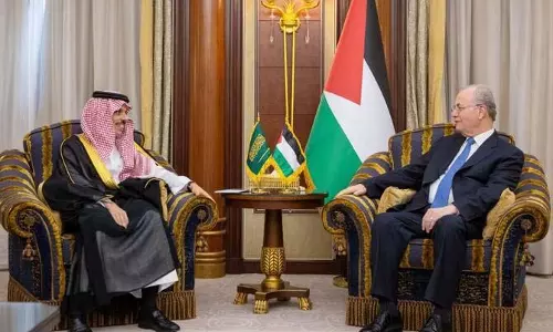 सऊदी विदेश मंत्री ने फिलिस्तीनी प्रधानमंत्री से Gaza और वेस्ट बैंक पर चर्चा की