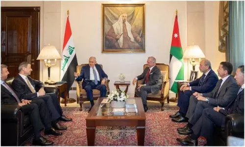 Jordan- इराक आर्थिक व व्यापार सहयोग बढ़ाने पर जोर