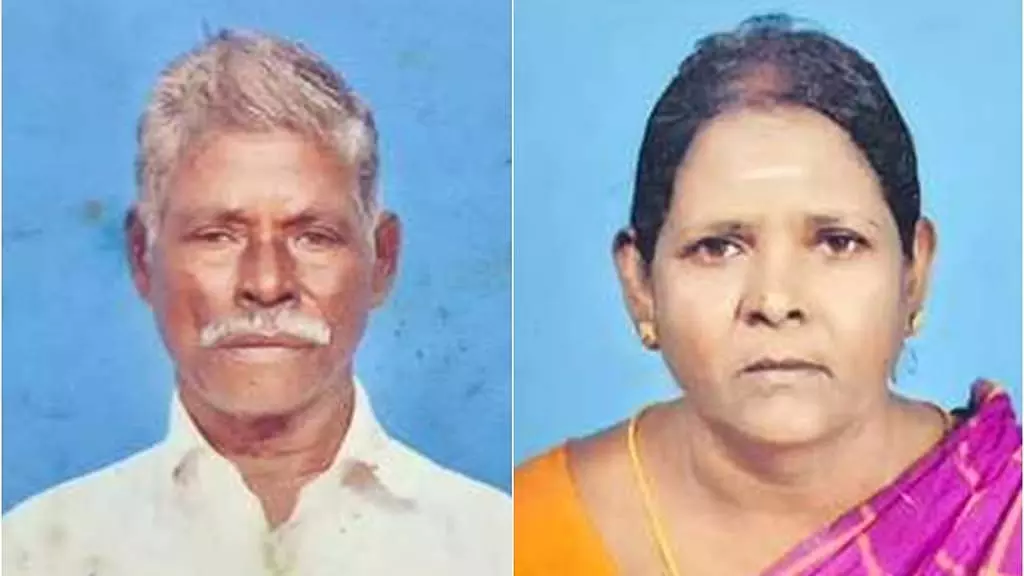 Tamil Nadu: मीन्सिरुति के पास एक ऐसा जोड़ा जो मौत में भी अलग नहीं हुआ Tamil Nadu: मीन्सिरुति के पास एक ऐसा जोड़ा जो मौत में भी अलग नहीं हुआ