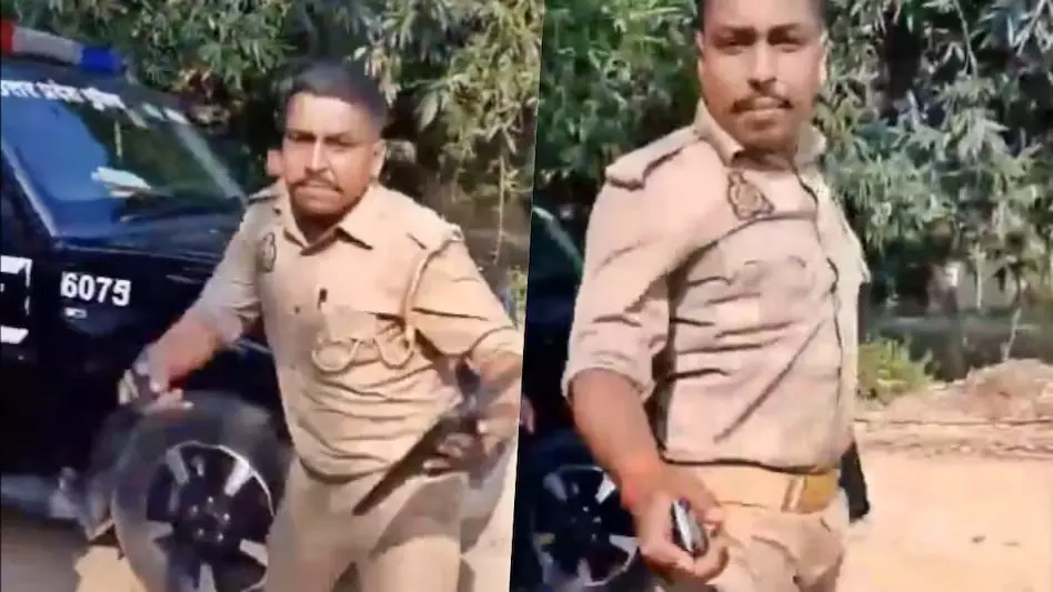 पुलिसकर्मी गुंडागर्दी मामले में सस्पेंड, युवक के साथ जबरन किया था मारपीट पुलिसकर्मी गुंडागर्दी मामले में सस्पेंड, युवक के साथ जबरन किया था मारपीट