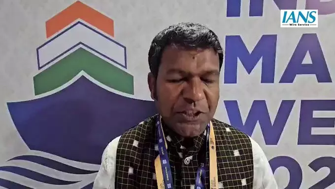 इंडिया मेरीटाइम वीक 2025 में सुदर्शन पात्रा की रेत कला ने बटोरा ध्यान इंडिया मेरीटाइम वीक 2025 में सुदर्शन पात्रा की रेत कला ने बटोरा ध्यान