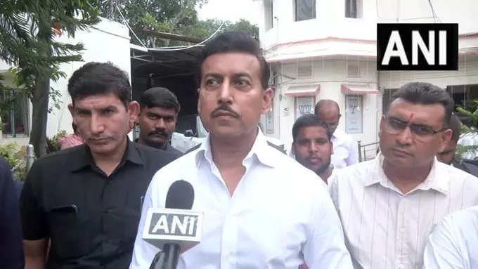 राज्यवर्धन सिंह राठौड़ का विपक्ष पर हमला राज्यवर्धन सिंह राठौड़ का विपक्ष पर हमला