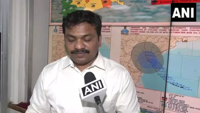 तेलंगाना में चक्रवात ‘मोंथा’ कमजोर, अगले 6 घंटे में डिप्रेशन में बदलेगा तेलंगाना में चक्रवात ‘मोंथा’ कमजोर, अगले 6 घंटे में डिप्रेशन में बदलेगा