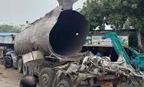 MP News: एथेनॉल गैस के खाली टैंकर में वेल्डिंग के दौरान विस्फोट