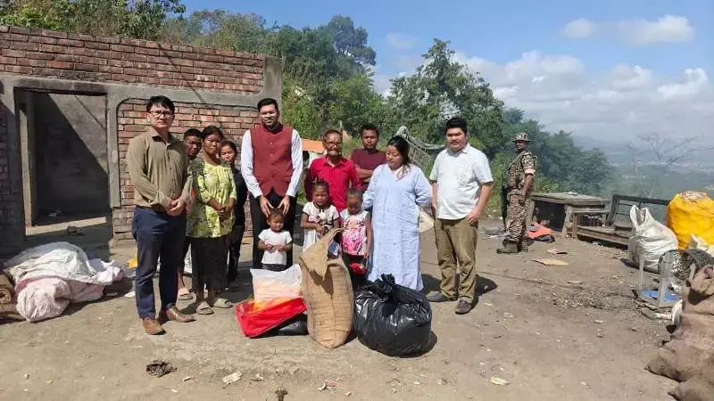 Manipur: चुराचांदपुर में कुकी-ज़ो-हमर विस्थापित लोगों को आवश्यक राहत मिली