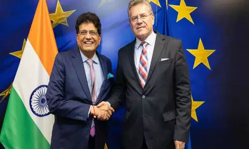 यूरोपीय संघ के राजदूत ने भारत-ईयू FTA वार्ता में सकारात्मक प्रगति की सराहना की यूरोपीय संघ के राजदूत ने भारत-ईयू FTA वार्ता में सकारात्मक प्रगति की सराहना की