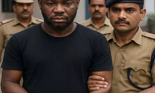 सात साल से बिना वीजा के भारत में रह रहा था नाइजीरियन, गिरफ्तार सात साल से बिना वीजा के भारत में रह रहा था नाइजीरियन, गिरफ्तार