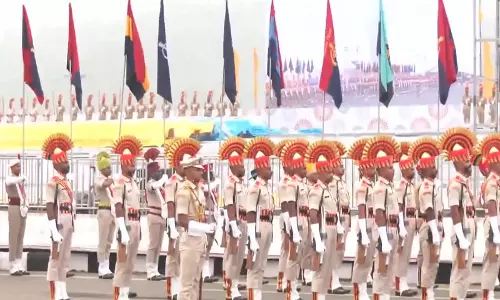 राष्ट्रीय एकता दिवस से पहले केवडिया में BSF, CRPF, CISF और अन्य बलों ने फुल ड्रेस रिहर्सल की