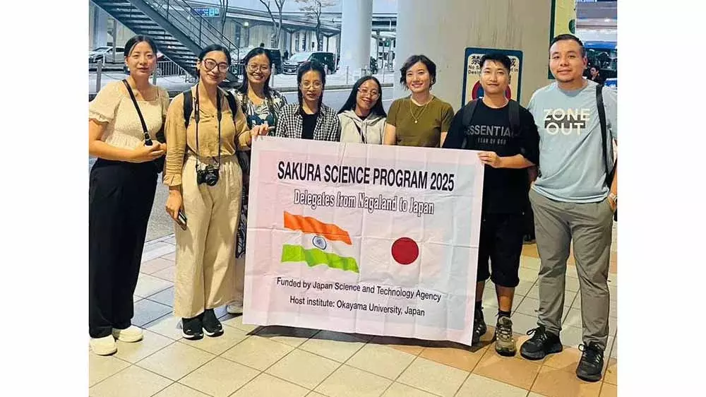 Nagaland के विद्वान सकुरा एक्सचेंज के लिए जापान में Nagaland के विद्वान सकुरा एक्सचेंज के लिए जापान में
