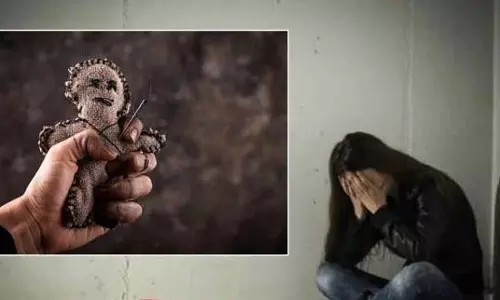 भूत भगाने के बहाने नाबालिग मानसिक रूप से बीमार लड़की से बलात्कार