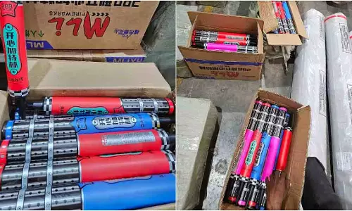DRI ने न्हावा शेवा बंदरगाह पर ₹4.4 करोड़ मूल्य के अवैध चीनी पटाखे जब्त किए