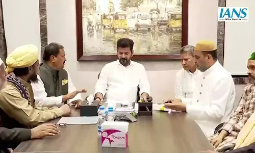 अल्पसंख्यक संगठनों के नेताओं की मुख्यमंत्री रेवंत रेड्डी से मुलाकात
