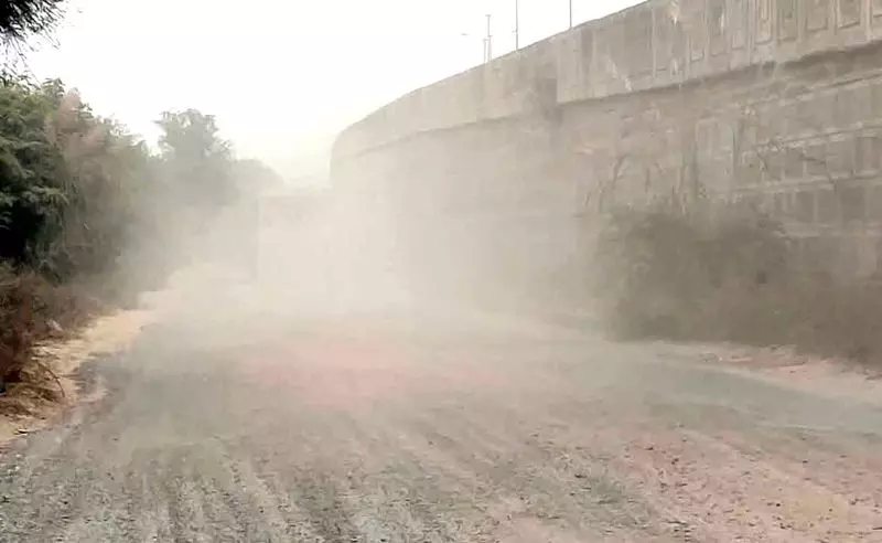 बहादुरगढ़ में धूल प्रदूषण के लिए NHAI अधिकारियों को कारण बताओ नोटिस बहादुरगढ़ में धूल प्रदूषण के लिए NHAI अधिकारियों को कारण बताओ नोटिस