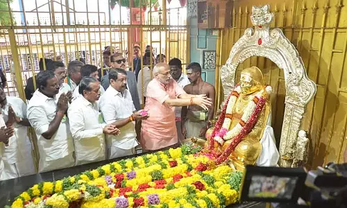 Tamil Nadu : उपराष्ट्रपति सी.पी. राधाकृष्णन ने मुथुरामलिंगा थेवर को श्रद्धांजलि दी