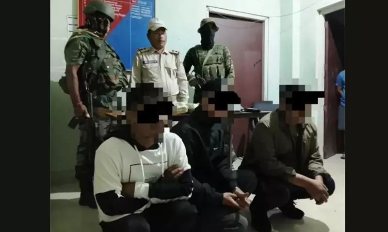 Manipur पुलिस और असम राइफल्स ने चुराचांदपुर में 11 किलो अफीम जब्त की, तीन गिरफ्तार