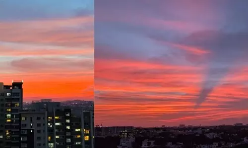 Bengaluru की सभी शिकायतों का तोड़: शहर के आसमान ने लोगों को चौंकाया, तस्वीरें वायरल