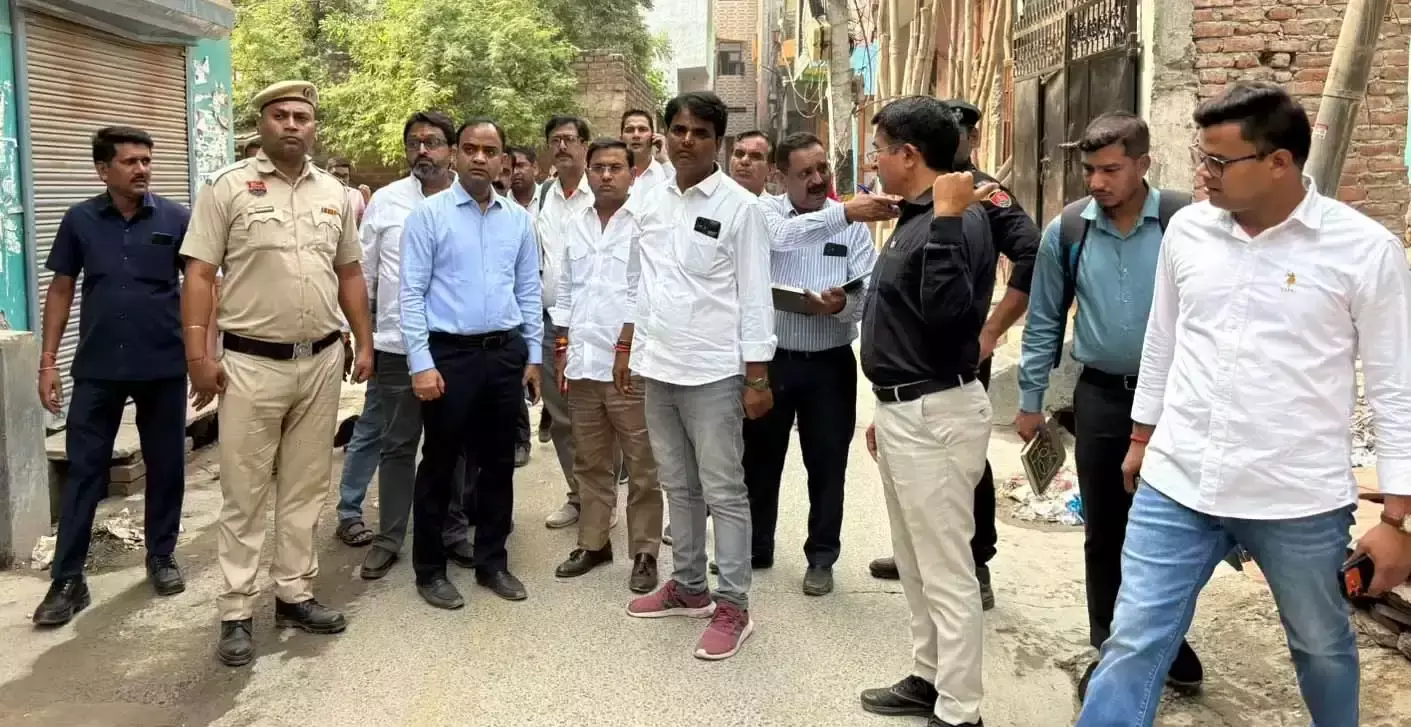 Faridabad: तिगांव विधानसभा में निगम कमिश्नर का औचक दौरा Faridabad: तिगांव विधानसभा में निगम कमिश्नर का औचक दौरा