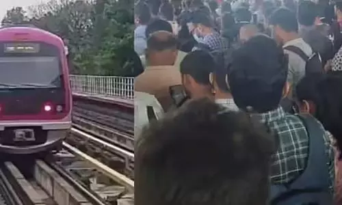 नम्मा मेट्रो- मेट्रो ट्रेन रुकी: चल्लाघट्टा – व्हाइटफील्ड पर्पल लाइन पर ट्रैफिक बाधित
