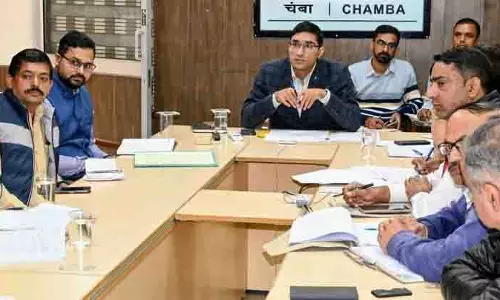 Chamba DC ने कहा, आकांक्षापूर्ण जिला लक्ष्यों को प्राप्त करने के लिए प्रगतिशील दृष्टिकोण अपनाएं Chamba DC ने कहा, आकांक्षापूर्ण जिला लक्ष्यों को प्राप्त करने के लिए प्रगतिशील दृष्टिकोण अपनाएं