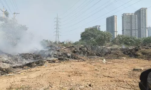 Haryana : बढ़ते प्रदूषण के बीच कचरा जलाने से गुरुग्राम की वायु समस्या बढ़ी Haryana : बढ़ते प्रदूषण के बीच कचरा जलाने से गुरुग्राम की वायु समस्या बढ़ी