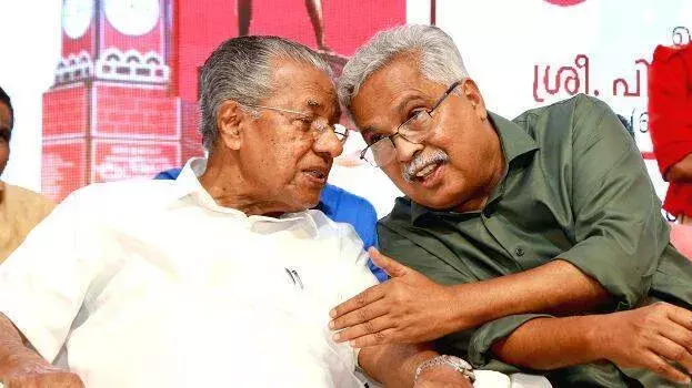 PM Shri के बीच विवाद से अस्थायी राहत; CPM-CPI के बीच कड़ी मशक्कत के बाद समझौता PM Shri के बीच विवाद से अस्थायी राहत; CPM-CPI के बीच कड़ी मशक्कत के बाद समझौता