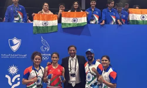 एशियाई युवा खेलों में भारतीय मुक्केबाजों ने रिकॉर्ड पदक जीतकर चमक बिखेरी एशियाई युवा खेलों में भारतीय मुक्केबाजों ने रिकॉर्ड पदक जीतकर चमक बिखेरी
