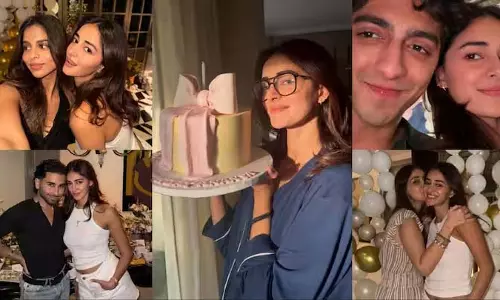 Ananya Panday  ने बर्थडे पर मनाई ग्रैंड सेलिब्रेशन, सुहाना खान और अहान संग मस्ती