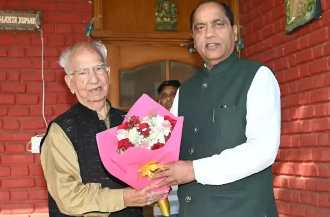 Dharamshala: बिहार दौरे पर हिमाचल सीएम के बयानों पर भड़के जयराम ठाकुर Dharamshala: बिहार दौरे पर हिमाचल सीएम के बयानों पर भड़के जयराम ठाकुर
