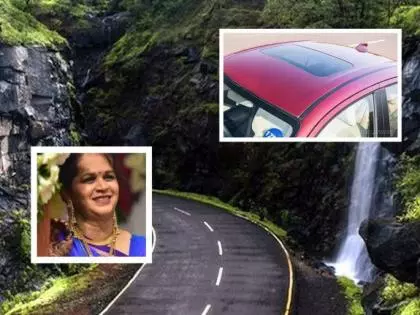 भूस्खलन से पत्थर कार की सनरूफ से टकराने से पुणे की महिला की मौत भूस्खलन से पत्थर कार की सनरूफ से टकराने से पुणे की महिला की मौत
