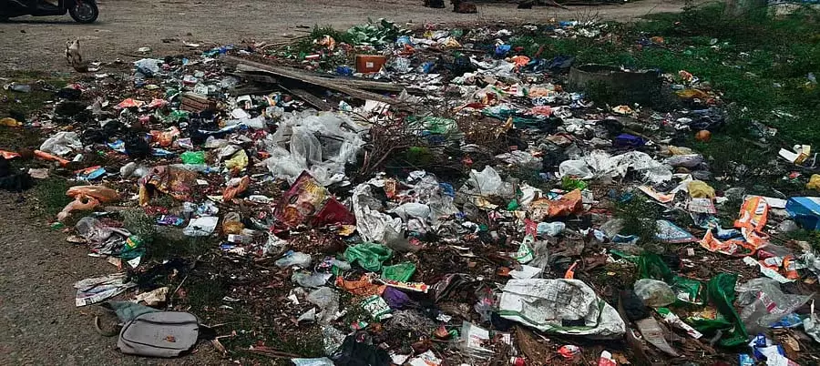 हर जगह कचरा: बीमारी फैलने का डर हर जगह कचरा: बीमारी फैलने का डर