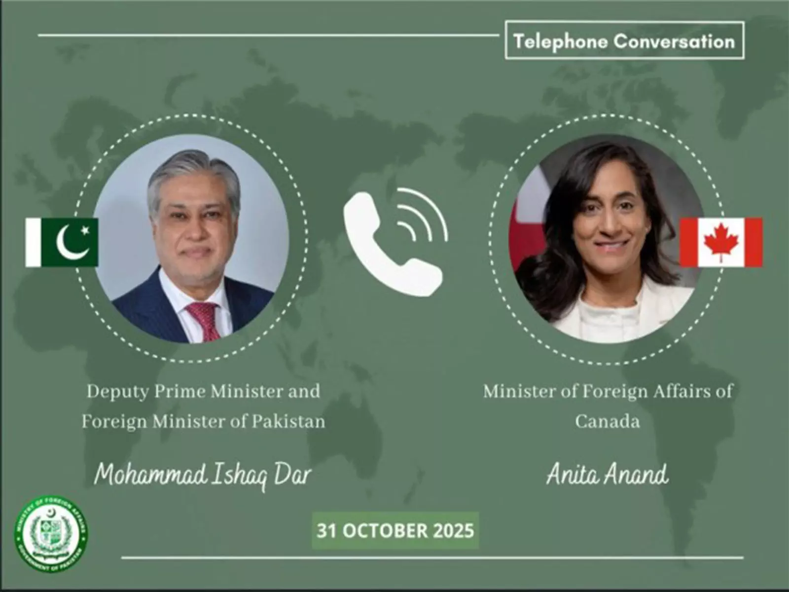 Pakistan, कनाडा ने व्यापार और कृषि संबंधों को बढ़ाने की प्रतिबद्धता दोहराई Pakistan, कनाडा ने व्यापार और कृषि संबंधों को बढ़ाने की प्रतिबद्धता दोहराई