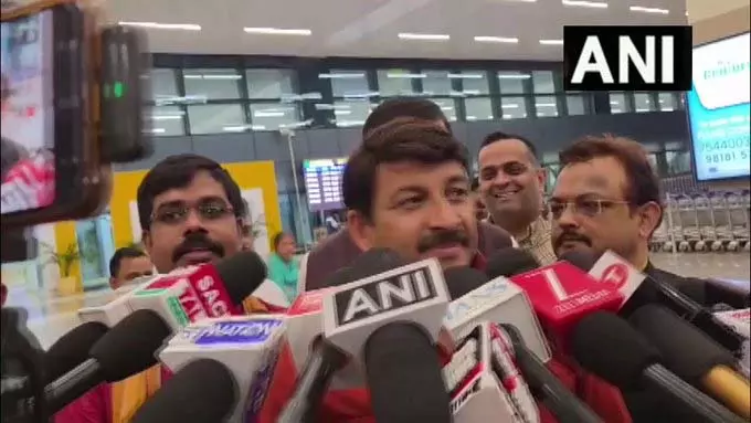 एनडीए के घोषणापत्र पर बोले सांसद मनोज तिवारी एनडीए के घोषणापत्र पर बोले सांसद मनोज तिवारी