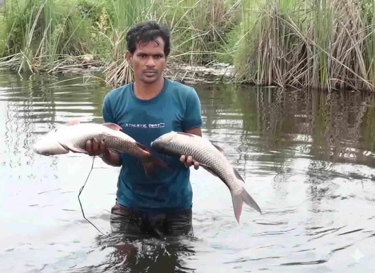 Odisha बांध में मछलियों की सामूहिक मौत से आक्रोश Odisha बांध में मछलियों की सामूहिक मौत से आक्रोश