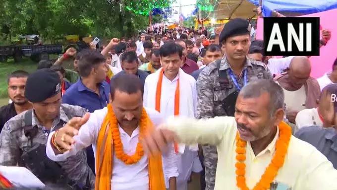 राघोपुर में केंद्रीय मंत्री नित्यानंद राय का दौरा राघोपुर में केंद्रीय मंत्री नित्यानंद राय का दौरा