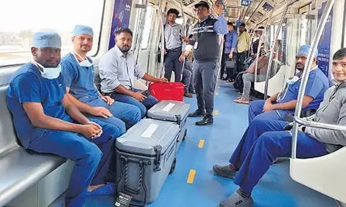 हमारे मेट्रो में अंगों का तेज़ ट्रांसपोर्ट: BMRCL ने जान बचाने में मदद की हमारे मेट्रो में अंगों का तेज़ ट्रांसपोर्ट: BMRCL ने जान बचाने में मदद की