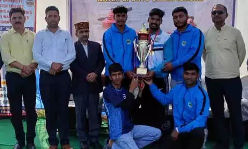Kayaking और कैनोइंग टूर्नामेंट में देहरी राजकीय महाविद्यालय ओवरऑल चैंपियन Kayaking और कैनोइंग टूर्नामेंट में देहरी राजकीय महाविद्यालय ओवरऑल चैंपियन