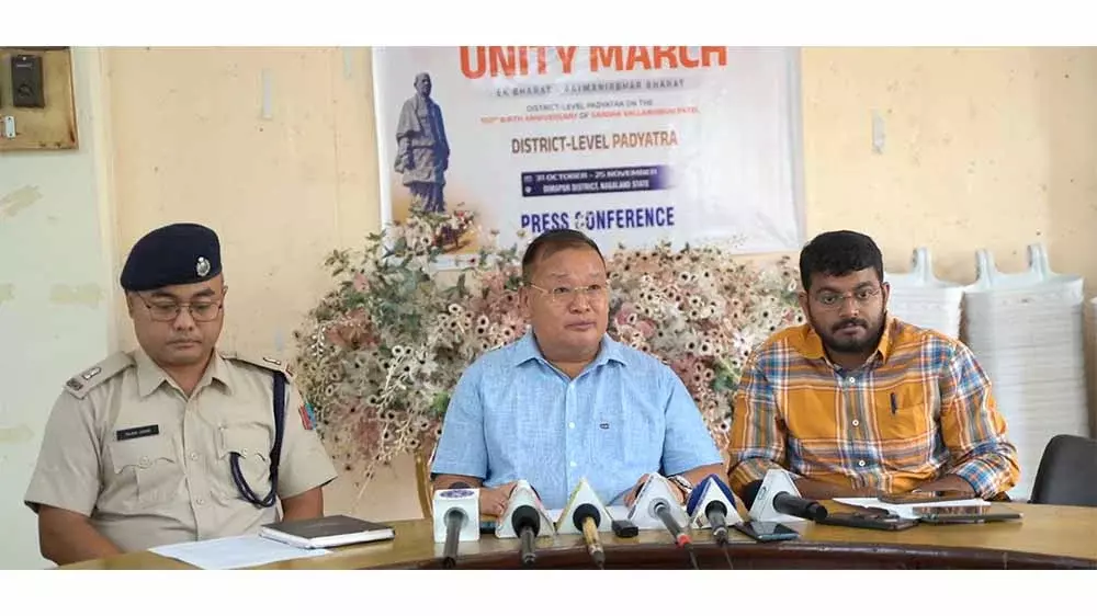 Nagaland :  सरदार पटेल की जयंती के उपलक्ष्य में आज नागालैंड में ‘एकता मार्च’