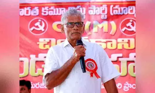 Khammam के मधिरा निर्वाचन क्षेत्र में वरिष्ठ माकपा नेता की हत्या