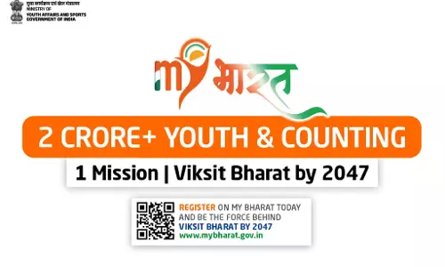 MY Bharat प्लेटफॉर्म से जुड़े 2 करोड़ युवा, नागरिक परियोजनाओं में बढ़ी भागीदारी