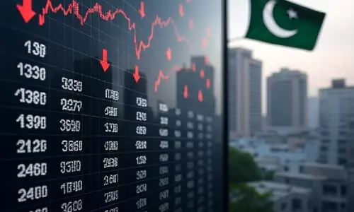 Pakistan के शेयर बाजारों में गिरावट जारी, 1,600 अंक से अधिक की गिरावट