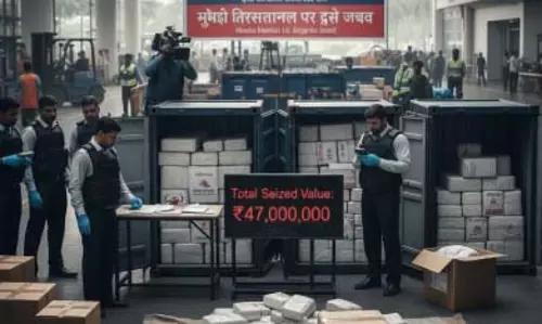 BREAKING: Airport पर 47 करोड़ की ड्रग्स जब्त, foreign महिला अरेस्ट BREAKING: Airport पर 47 करोड़ की ड्रग्स जब्त, foreign महिला अरेस्ट