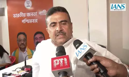 सुवेंदु अधिकारी का कांग्रेस पर पलटवार सुवेंदु अधिकारी का कांग्रेस पर पलटवार