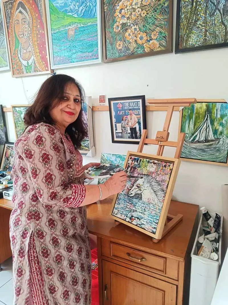 सेवानिवृत्त प्रिंसिपल को Jalandhar में परिदृश्यों और रंगों में नया कैनवास मिला सेवानिवृत्त प्रिंसिपल को Jalandhar में परिदृश्यों और रंगों में नया कैनवास मिला