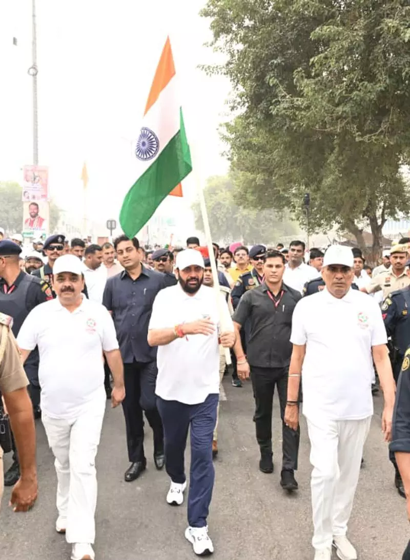 Haryana : सीएम सैनी ने फतेहाबाद में ‘रन फॉर यूनिटी’ का नेतृत्व किया Haryana : सीएम सैनी ने फतेहाबाद में ‘रन फॉर यूनिटी’ का नेतृत्व किया
