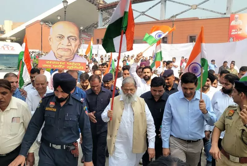 Haryana : विज ने सरदार पटेल को बलिदानी पुरुष बताया Haryana : विज ने सरदार पटेल को बलिदानी पुरुष बताया